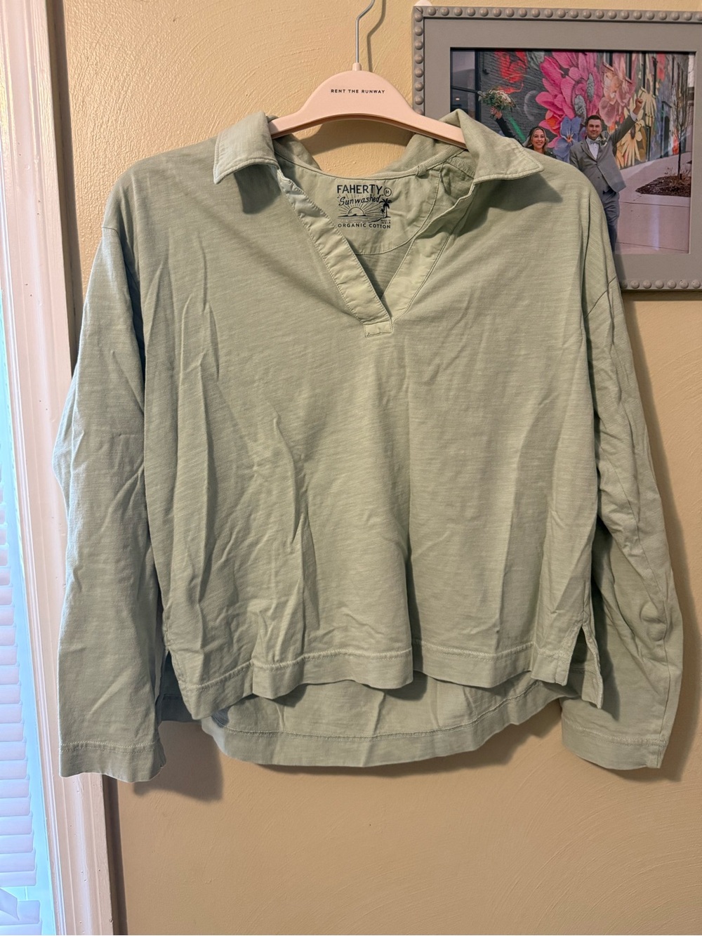 Faherty Organic Sunwashed Linen Top